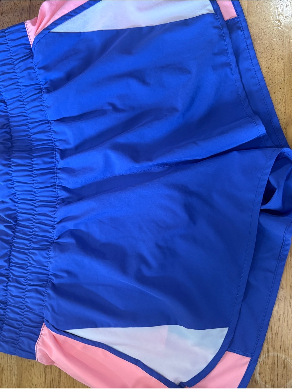 Avia Women's Royal Blue Athletic Shorts with Pink Trim